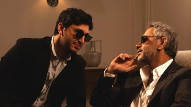 فضل شاكر وابنه محمد شاكر