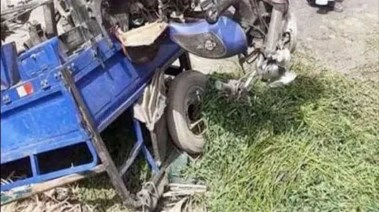 صورة للتروسيكل اللي حصل بيه الحادث 