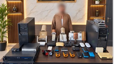 المتهم والمضبوطات