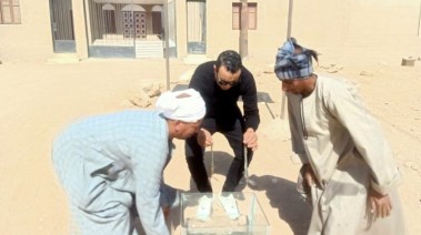 التماسيح داخل المحميه الطبيعيه 