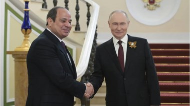 الرئيس الروسي فلاديمير بوتين مع الرئيس عبدالفتاح السيسي