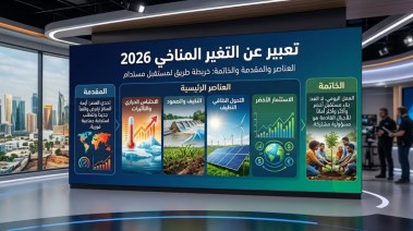 تعبير عن التغير المناخي 2026