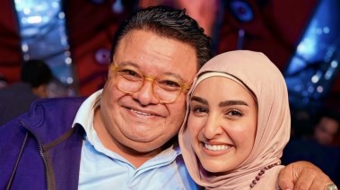 المخرج خالد جلال والمطربة هلا رشدي