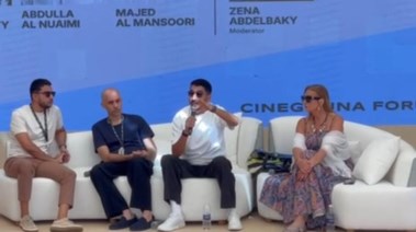 كريم الشناوي في ندوة المستقبل يتحدث العربية 