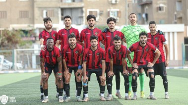 صورة لفريق جمهورية شبين من مواجهة ليڤلز