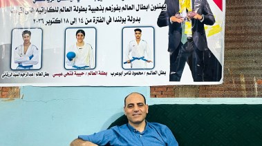 صورة الكابتن عبد الخالق عيسى في لقاء مع تليجراف مصر