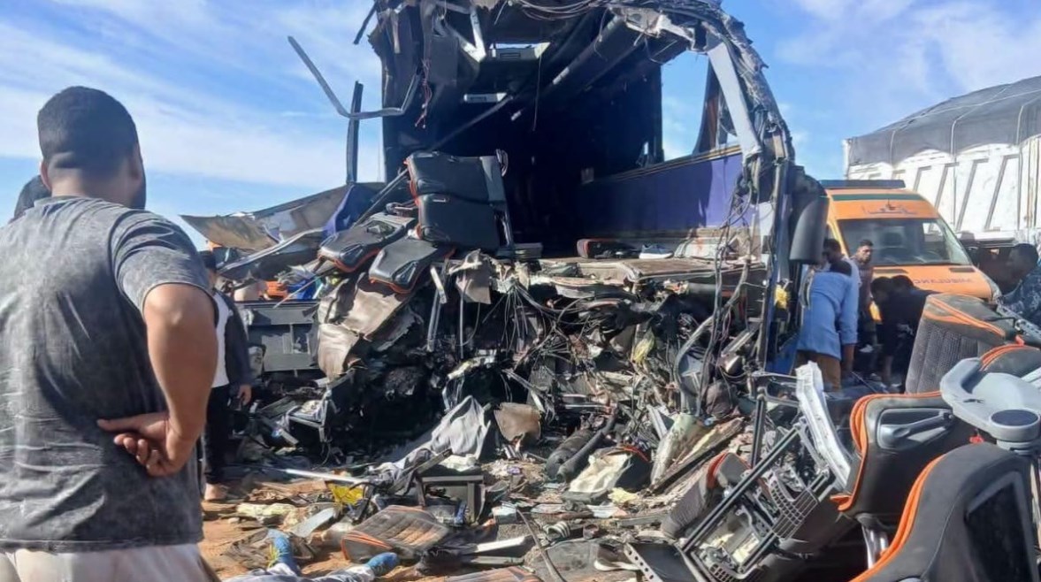 حادث طريق أسيوط الغربي