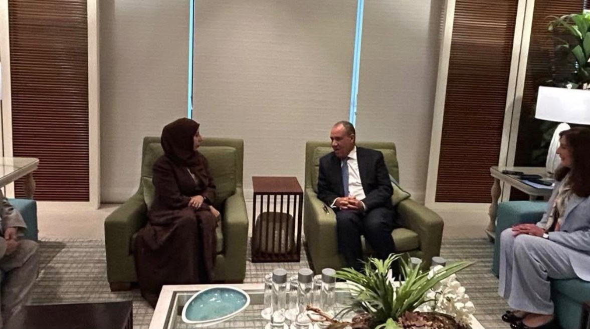 وزير الخارجية ونظيرته اليمنية 