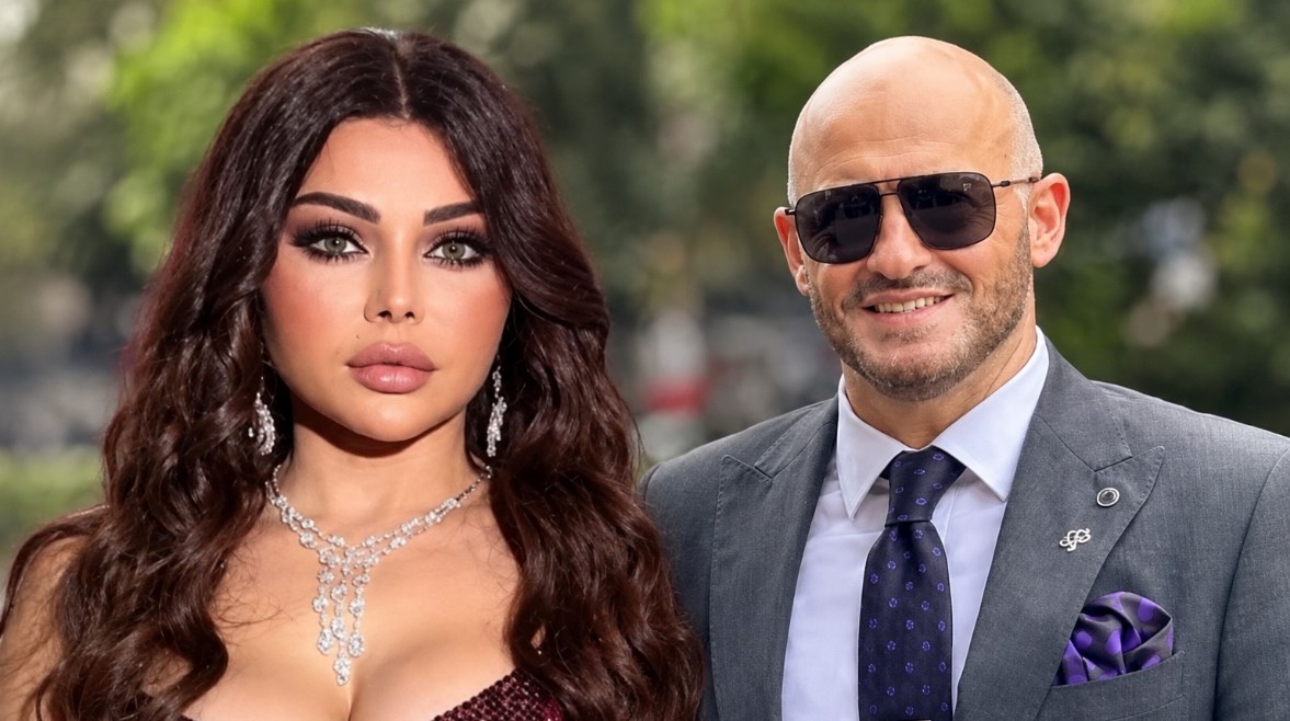المحامي شريف حافظ والفنانة هيفاء وهبي