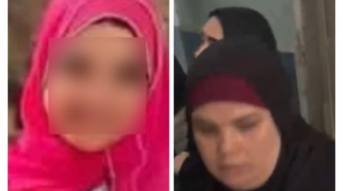 المجني عليها وخالتها 