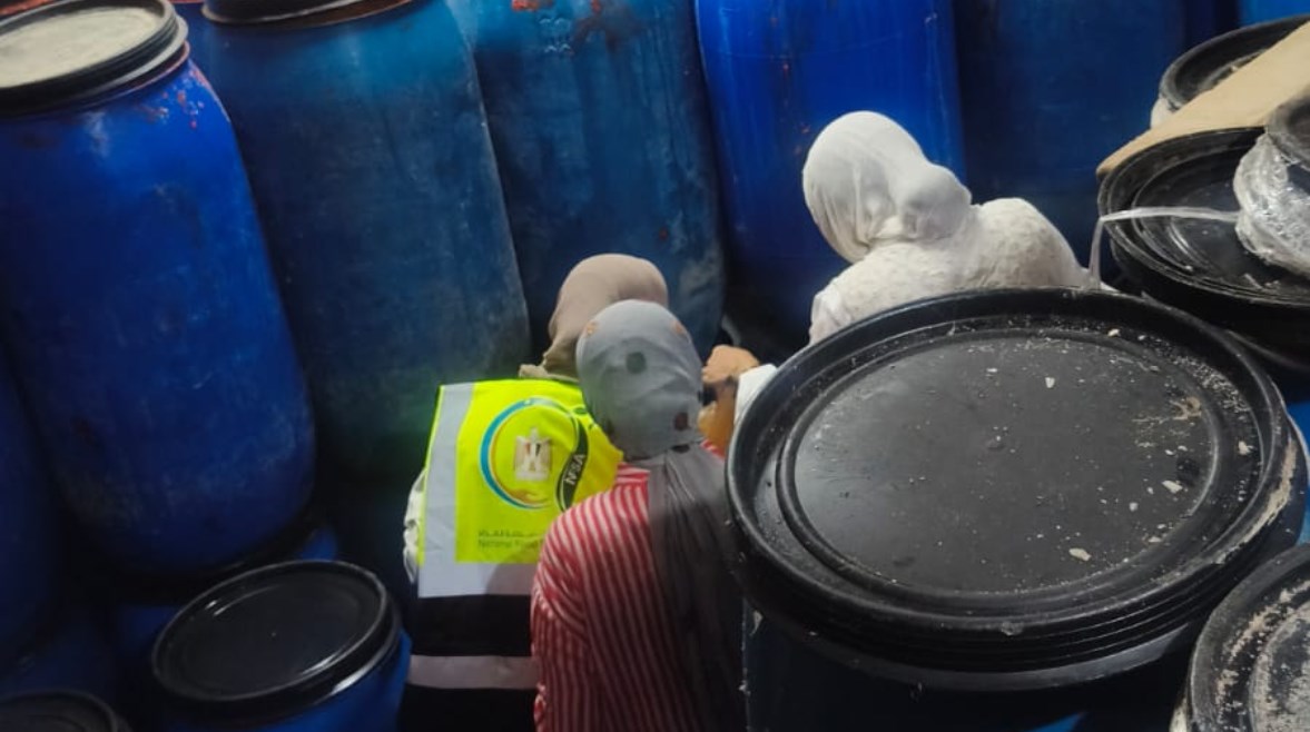 جانب من المضبوطات 