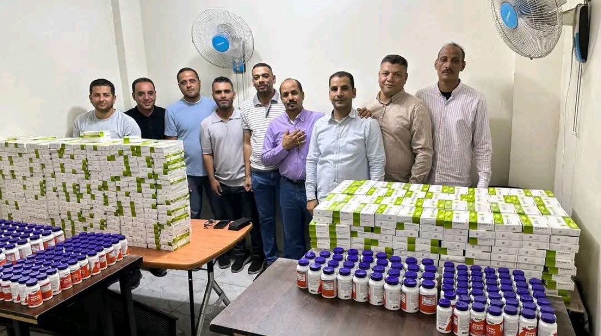 جانب من المضبوطات 