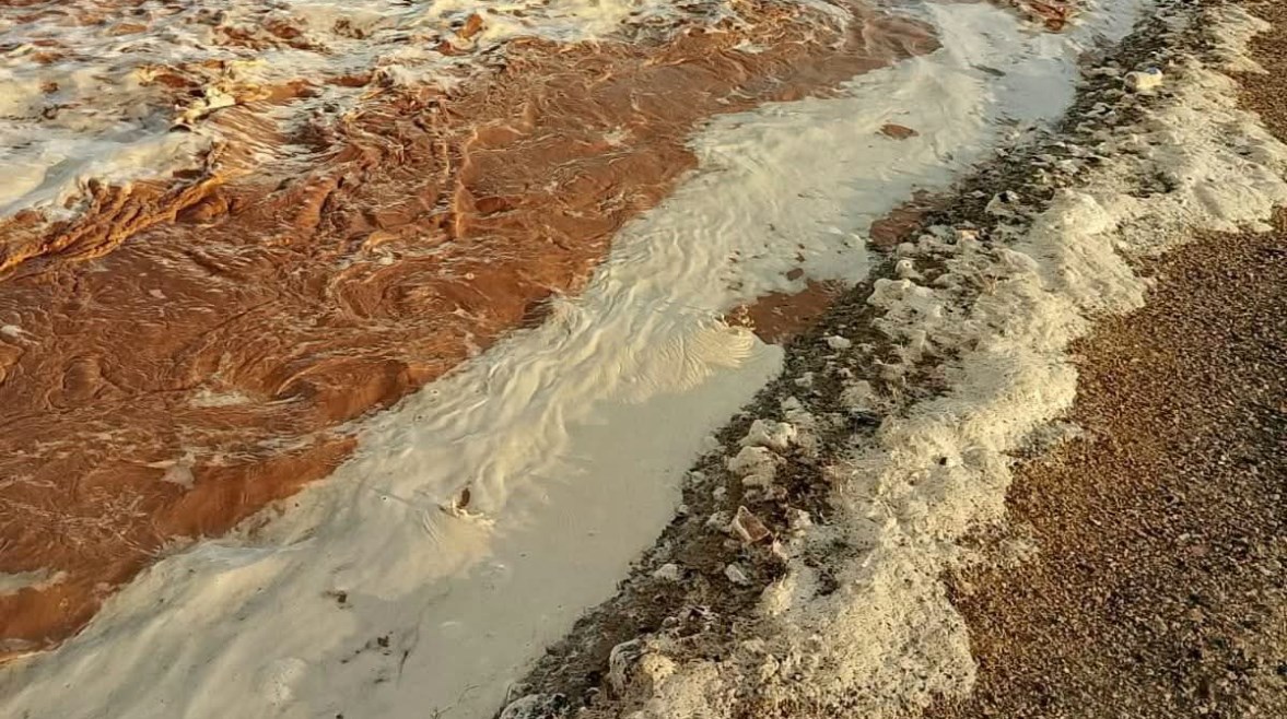 جانب من السيل 