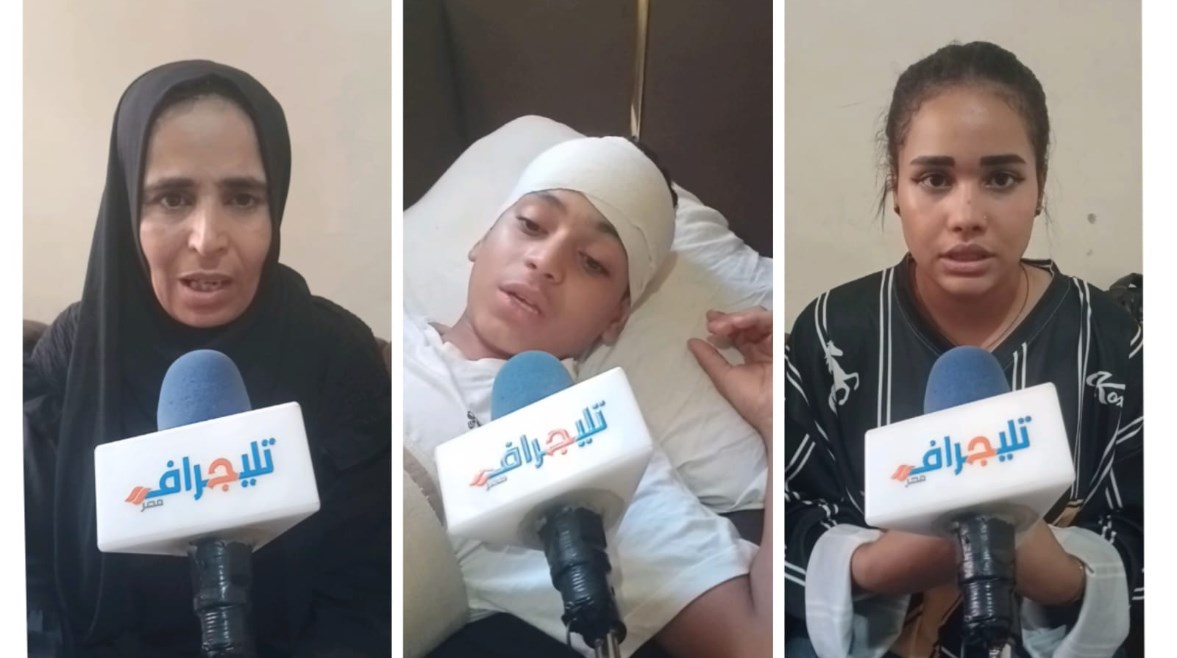 الطالب المصاب ضحية الدهس بالبحيرة وأسرته
