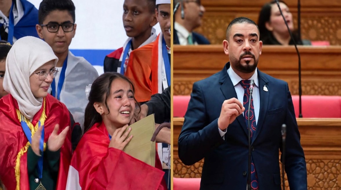 النائب أحمد الشافعي والطالبة ميار