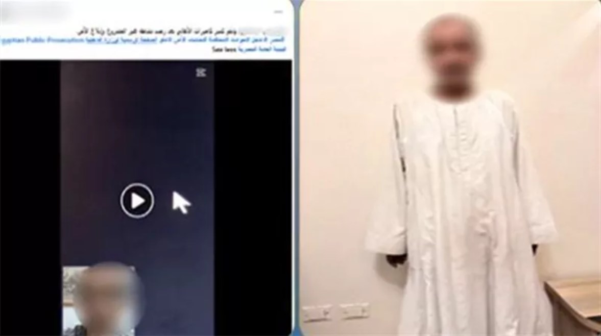 المتهم وجانب من الواقعة 