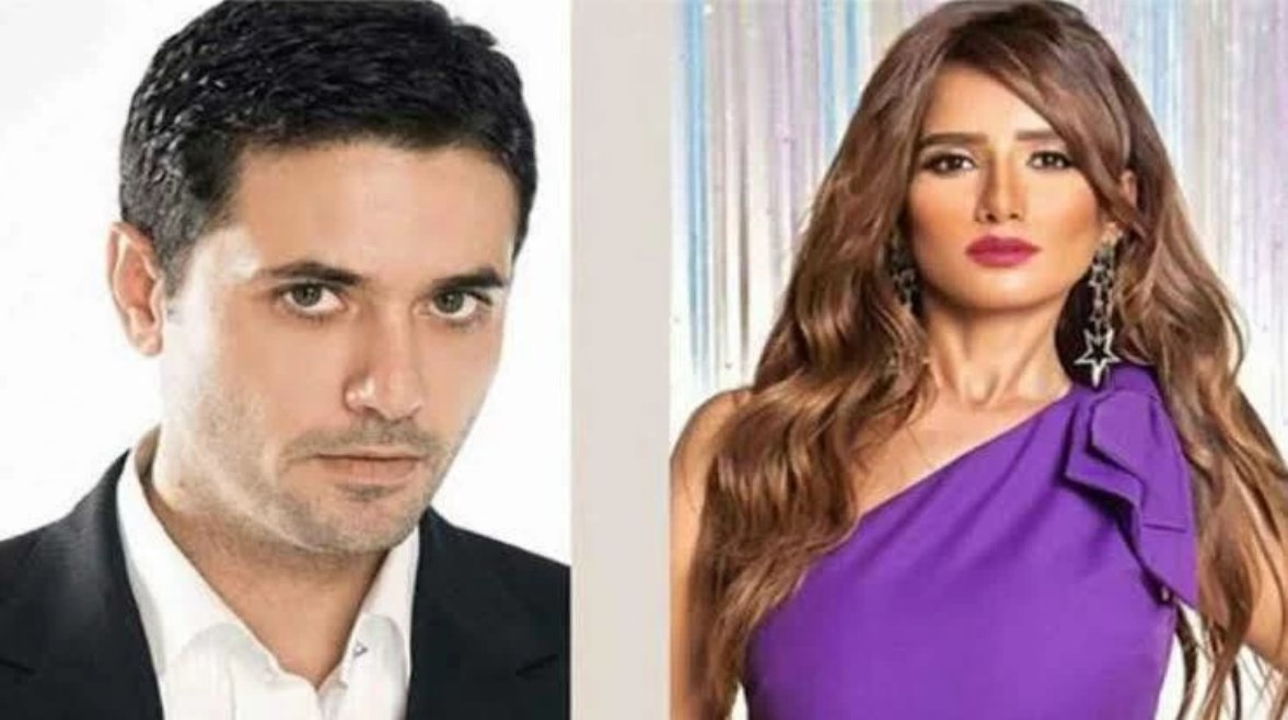 الفنانة زينة والفنان أحمد عز