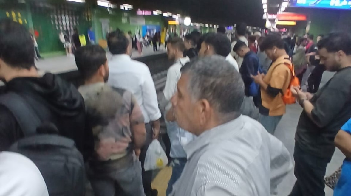 عطل بالخط الثاني لمترو الأنفاق
