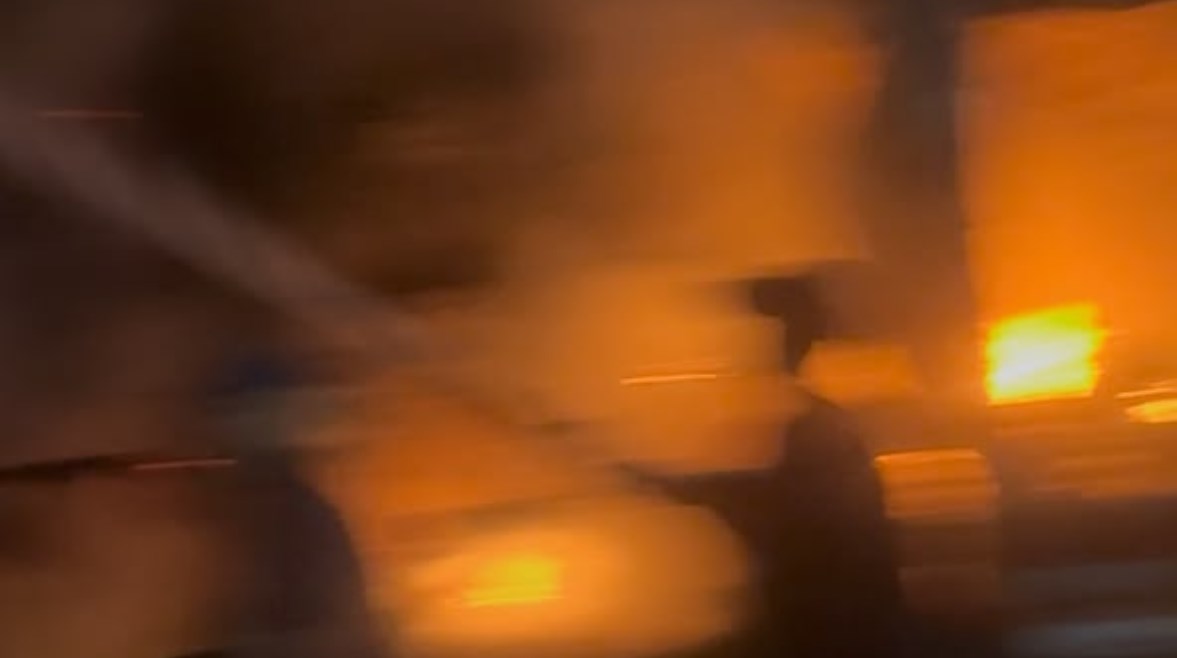 حريق القاعة فى نجع حمادي بقنا 