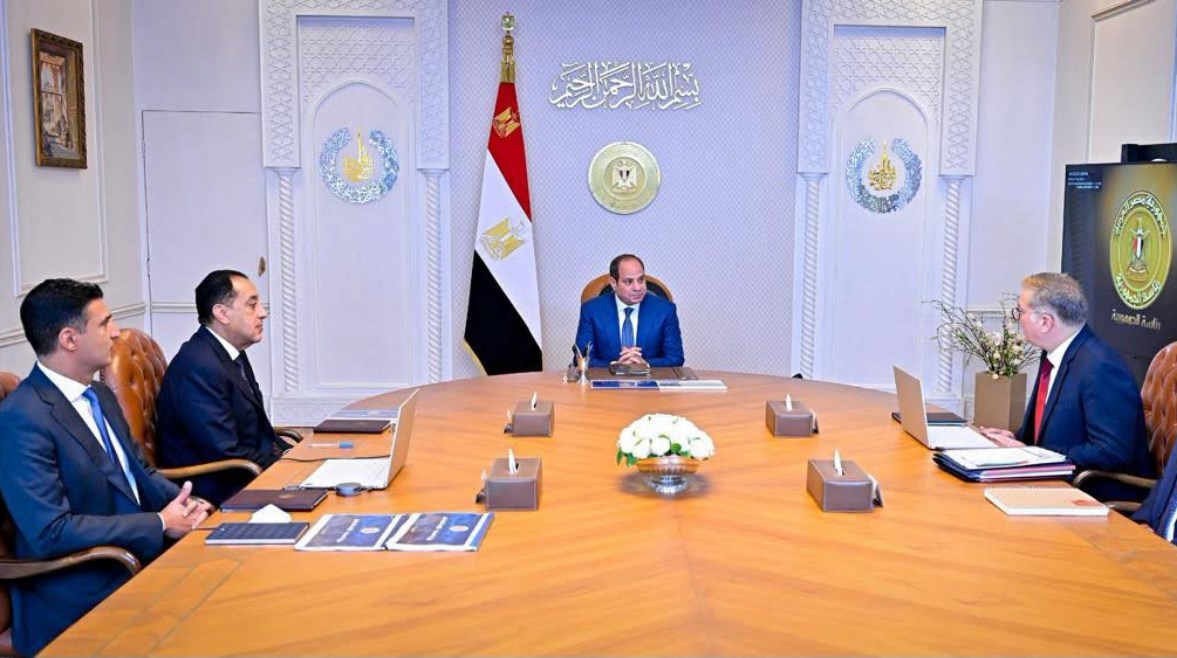خلال اجتماع الرئيس السيسي