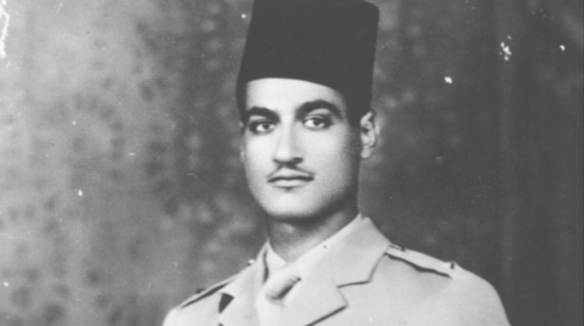 جمال عبدالناصر ضابطًا