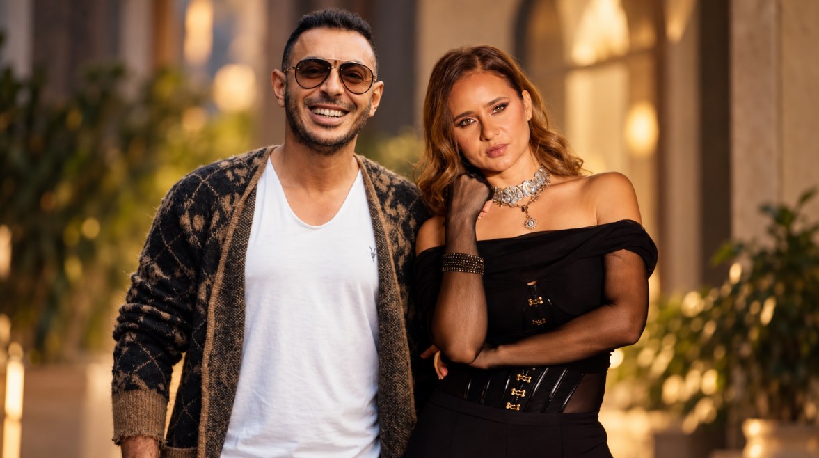 مصطفى شعبان ونيللي كريم