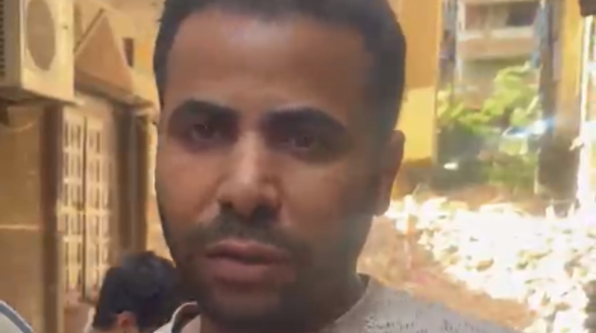 احمد الناجي من عقار حدائق القبة المنهار 