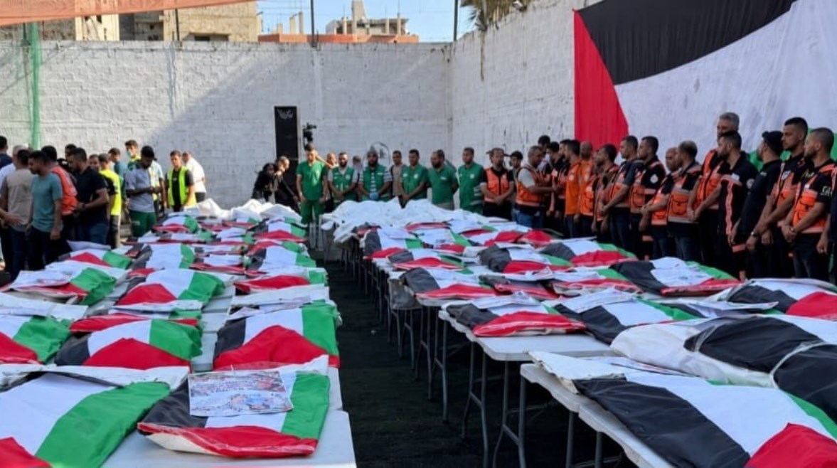 انتشال 75 جثمان في قطاع غزة