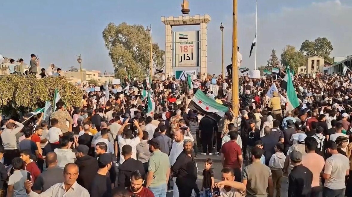 مظاهرات في محافظة درعا