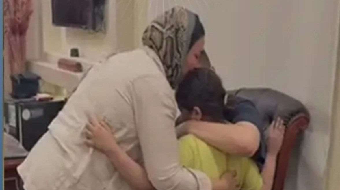 الطفلة بعد عودتها 