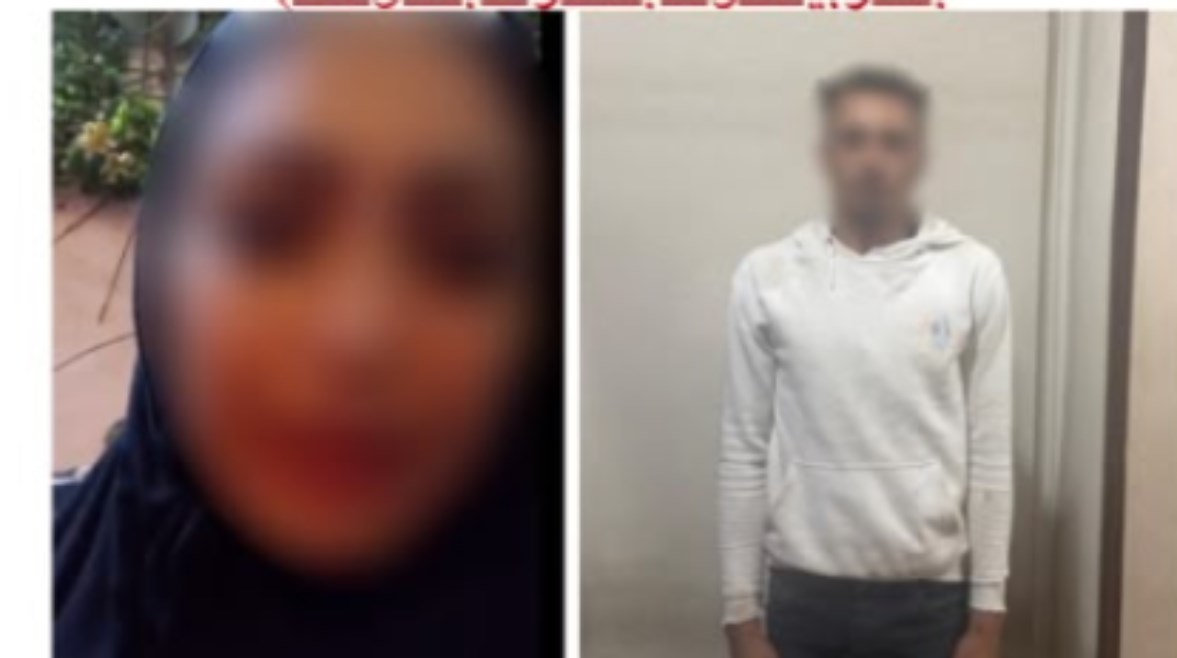 المتهم وجانب من الواقعة 