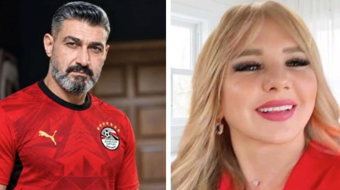 فنانون يتفاعلون مع المباراة