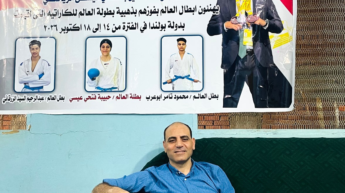 صورة الكابتن عبد الخالق عيسى في لقاء مع تليجراف مصر