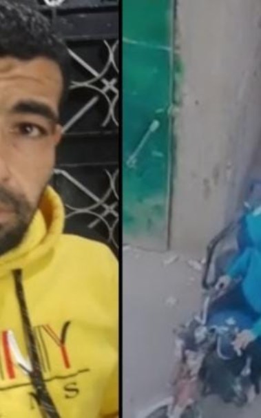 جانب من الفيديو ووالد الطفل