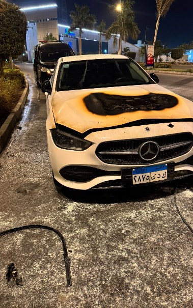 السيارة مرسيدس C200 موديل 2022