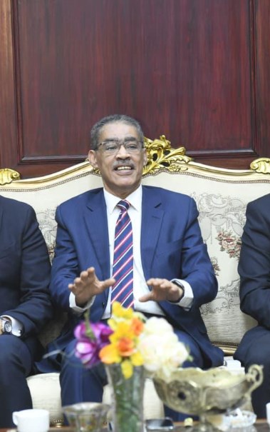 رشوان ونقيبي الصحفيين والإعلاميين