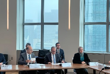 وزير الخارجية خلال كلمته في الاجتماع الذي ضم ممثلي عدد من الدول والمنظمات المعنية لتناول الأزمة السودانية