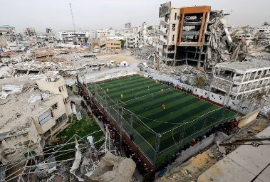 صورة من المباراة