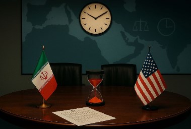 العلمان الأمريكي والإيراني - تعبيرية 