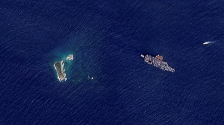 حاملة الطائرات الأمريكية جيرالد فورد قبالة سواحل سانت توماس الأمريكية 