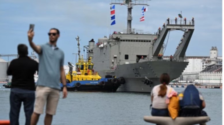 سفينة تابعة للبحرية المكسيكية تتجه نحو كوبا حاملة مساعدات إنسانية 