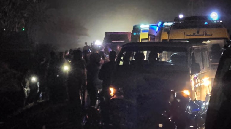 حادث انقلاب ميكروباص بالمنيا 