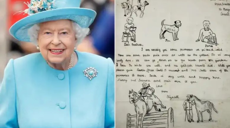 الملكة إليزابيث ورسوماتها