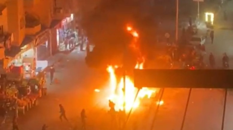 جانب من الحريق 