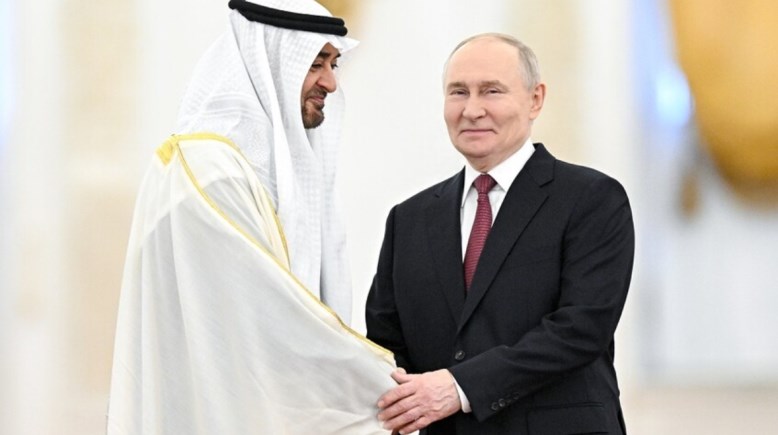 بوتين يشكر الشيخ محمد بن زايد علي مساعدة الإمارات في القبض علي منفذ عملية محاولة الإغتيال 