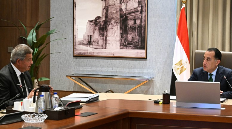 رئيس مجلس الوزراء، مصطفى مدبولي والمهندس خالد عبدالعزيز، رئيس المجلس الأعلى لتنظيم الإعلام