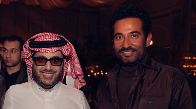 الفنان عمرو سعد الشكر، والمستشار تركي آل الشيخ