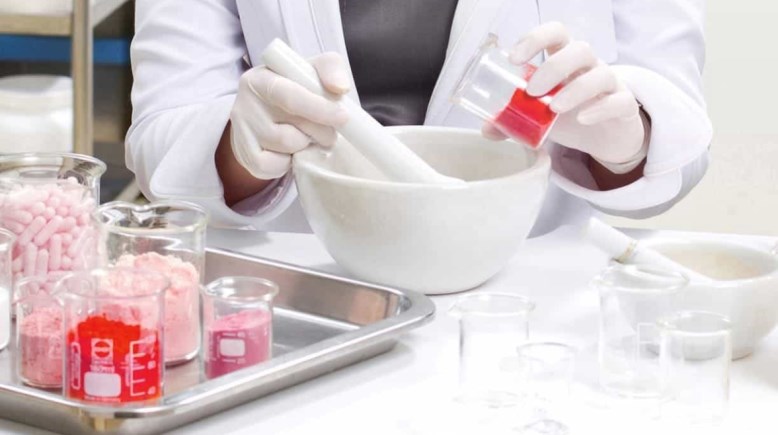 تركيب المستحضرات الصيدلانية