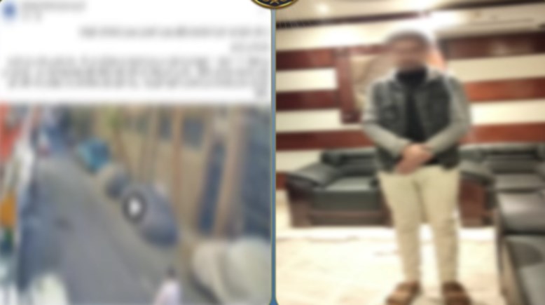 المتهم وجانب من الواقعة 