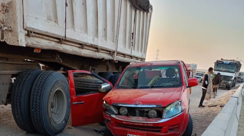 جانب من الحادث 